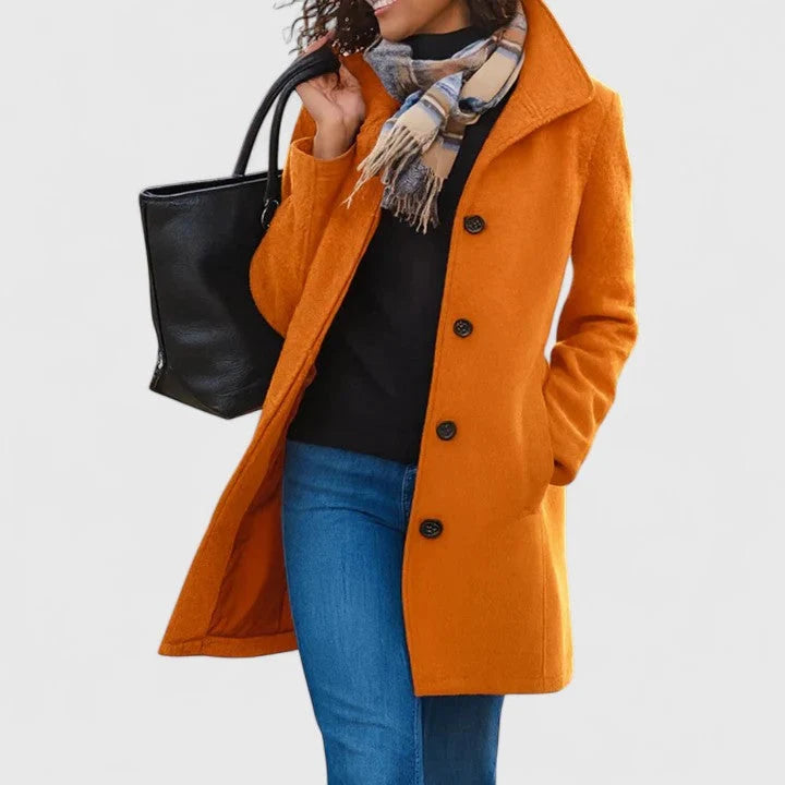 Women’s Longline Coat Tailored Relaxed Style for Winter 5
