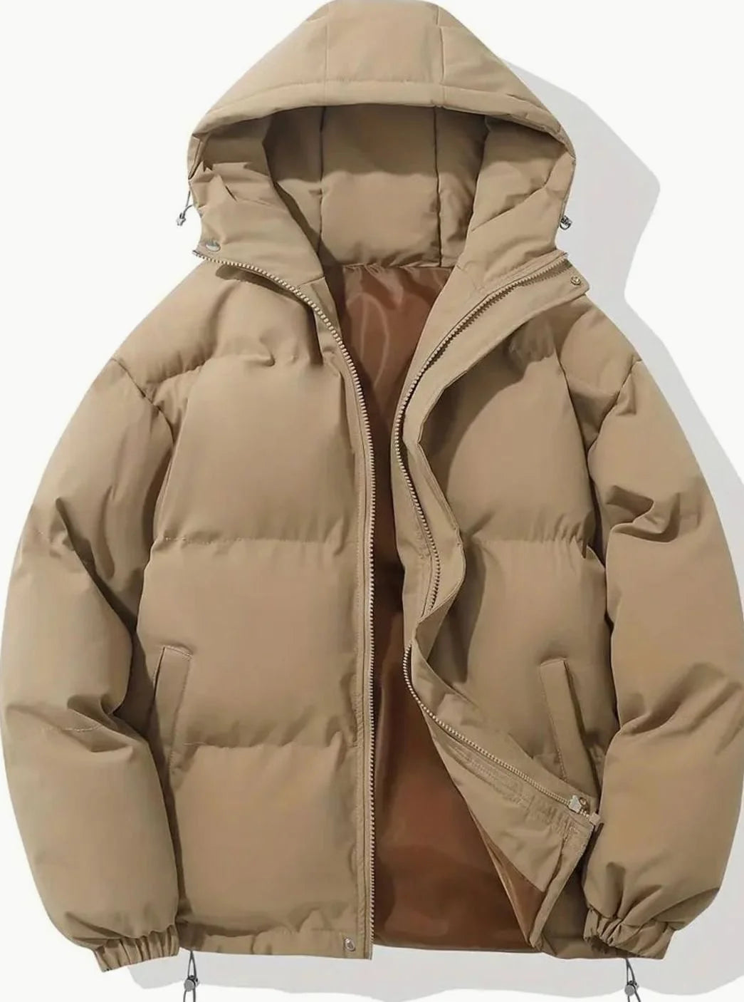 Women’s Oversized Quilted Puffer Jacket with Hood for Winter Warmth 6