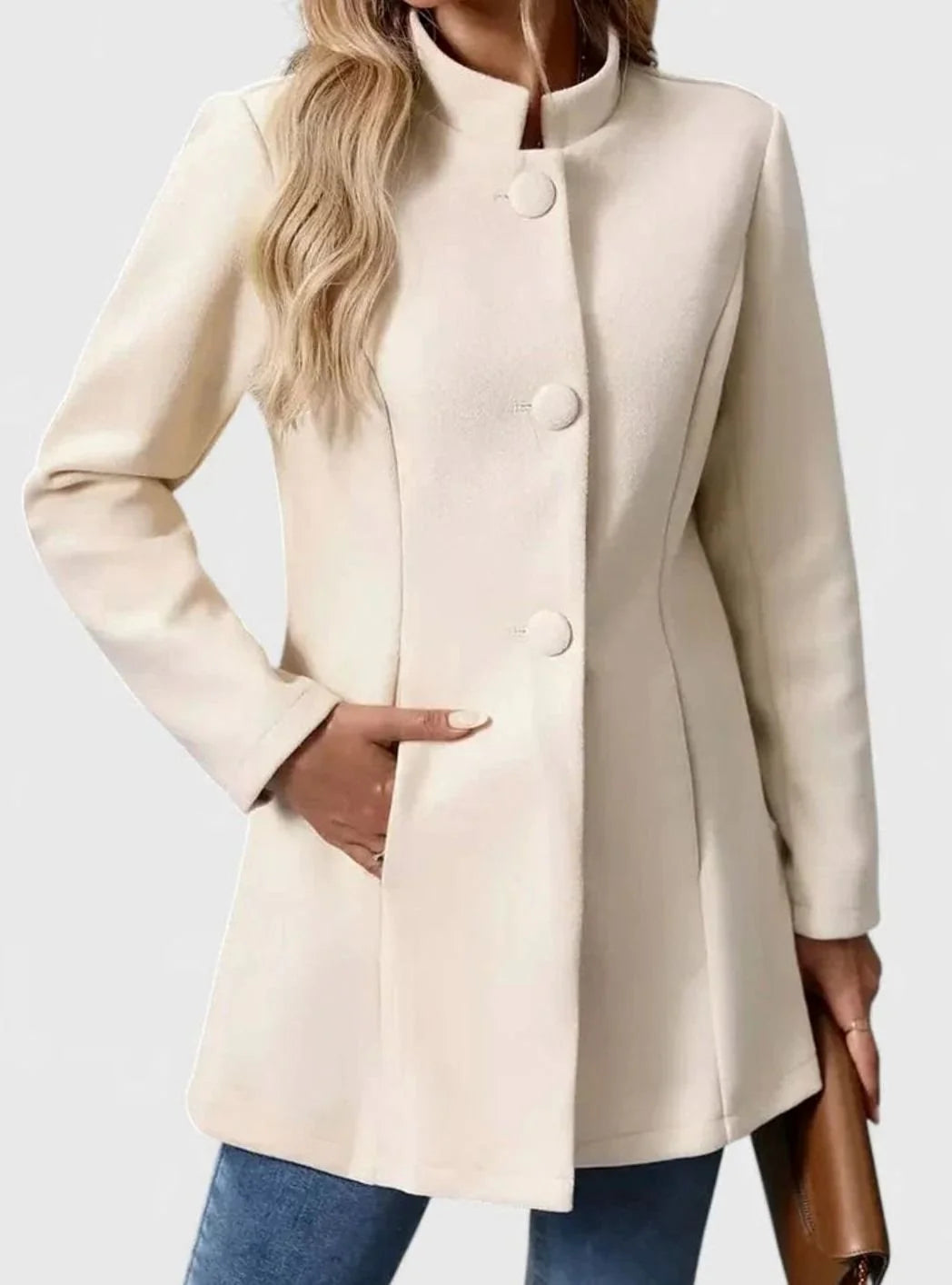 Women’s Formal Jacket Stand-Collar Tailored Design 2