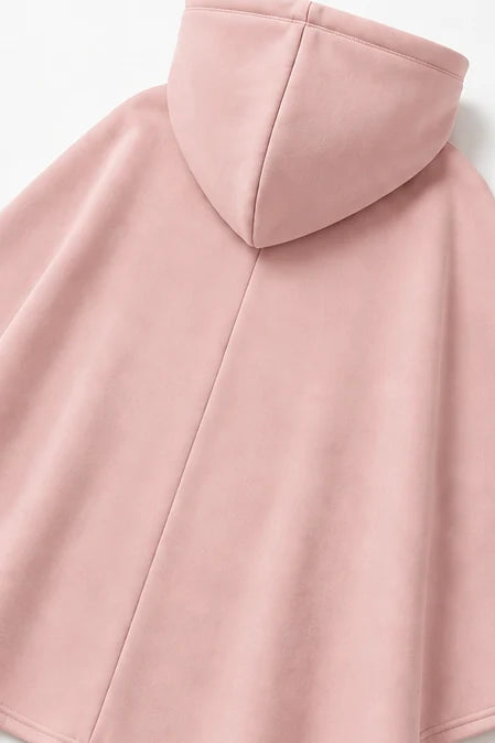 Women’s Hooded Cape and Wide-Leg Trouser Set Elegant Draped Silhouette 8