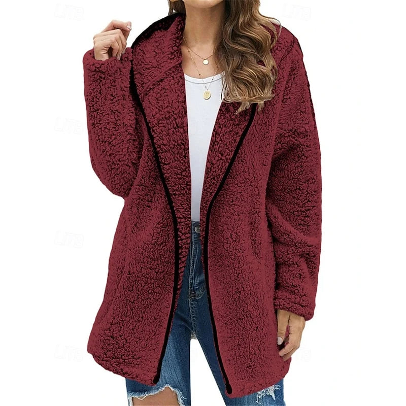 Women’s Hooded Jacket Cozy Lightweight Design 0