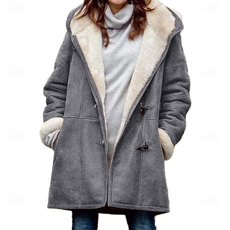 Women’s Hooded Winter Coat Relaxed Fit for Cozy Warmth 1