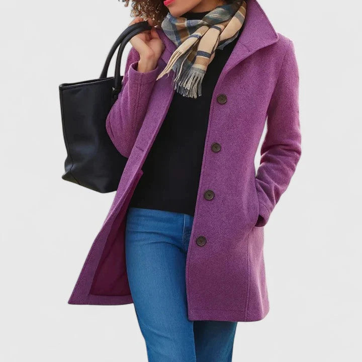 Women’s Longline Coat Tailored Relaxed Style for Winter 1