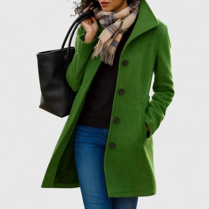 Women’s Longline Coat Tailored Relaxed Style for Winter 2