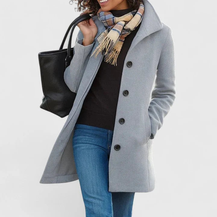 Women’s Longline Coat Tailored Relaxed Style for Winter 4