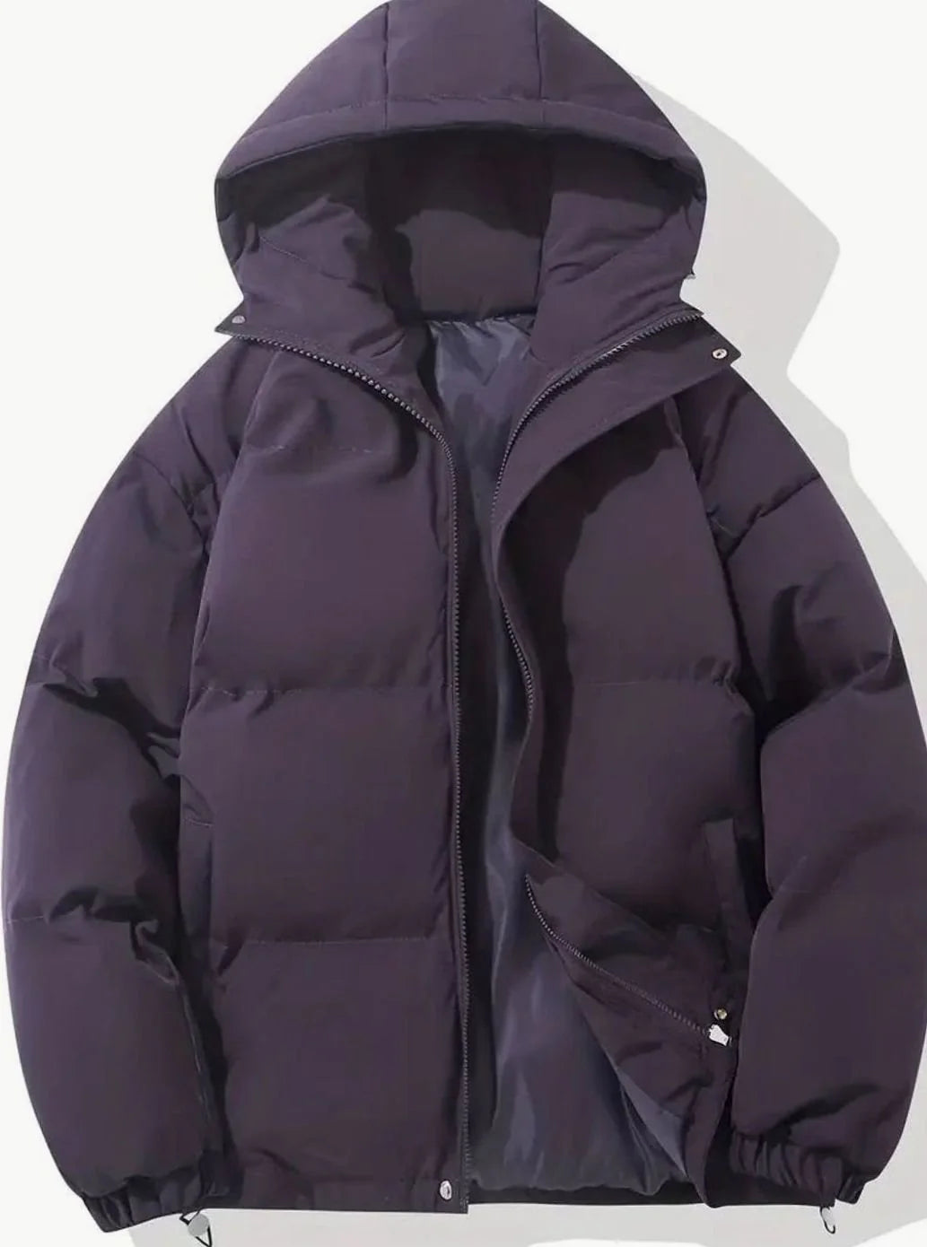 Women’s Oversized Quilted Puffer Jacket with Hood for Winter Warmth 2