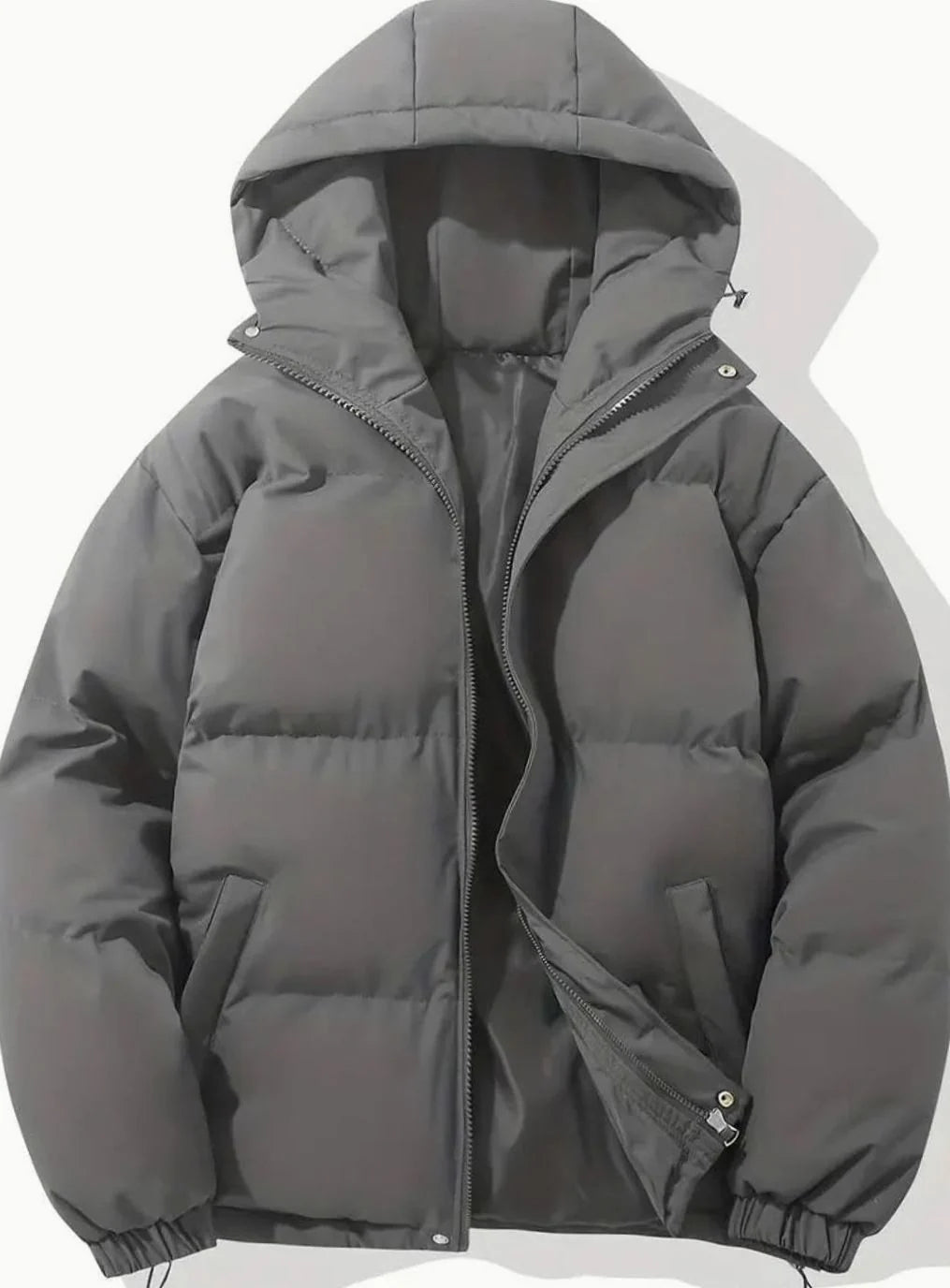Women’s Oversized Quilted Puffer Jacket with Hood for Winter Warmth 7