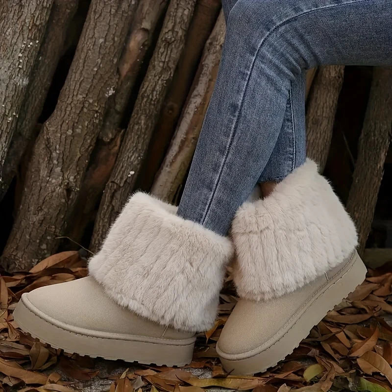 Women’s Plush Lined Ankle Boots Comfortable Winter Booties 5