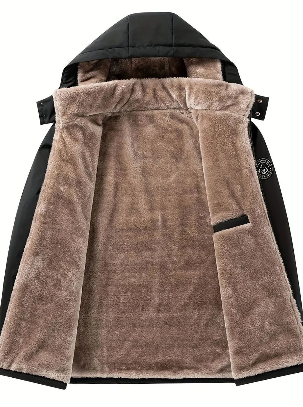 Women’s Quilted Hooded Jacket Fleece-Lined Relaxed Fit Winter Outerwear 4