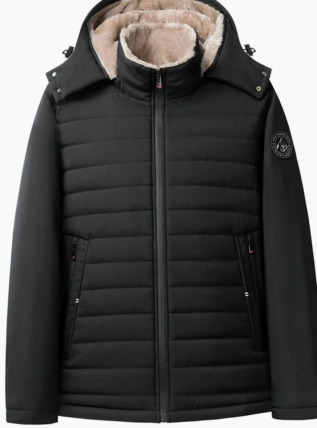 Women’s Quilted Jacket Hooded Fleece-Lined Relaxed Fit 3