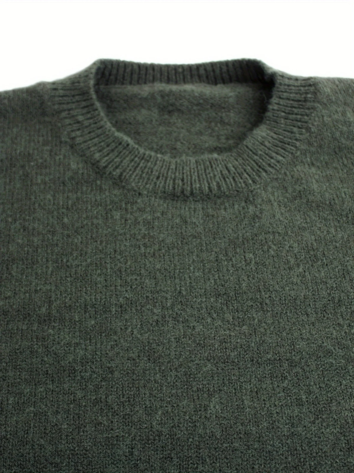 Women’s Ribbed Sweater with Striped Cuffs Classic Fit 2