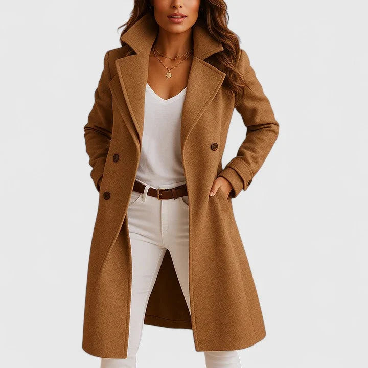 Women’s Slim Fit Coat Classic Lapel Design for Versatile Style 2