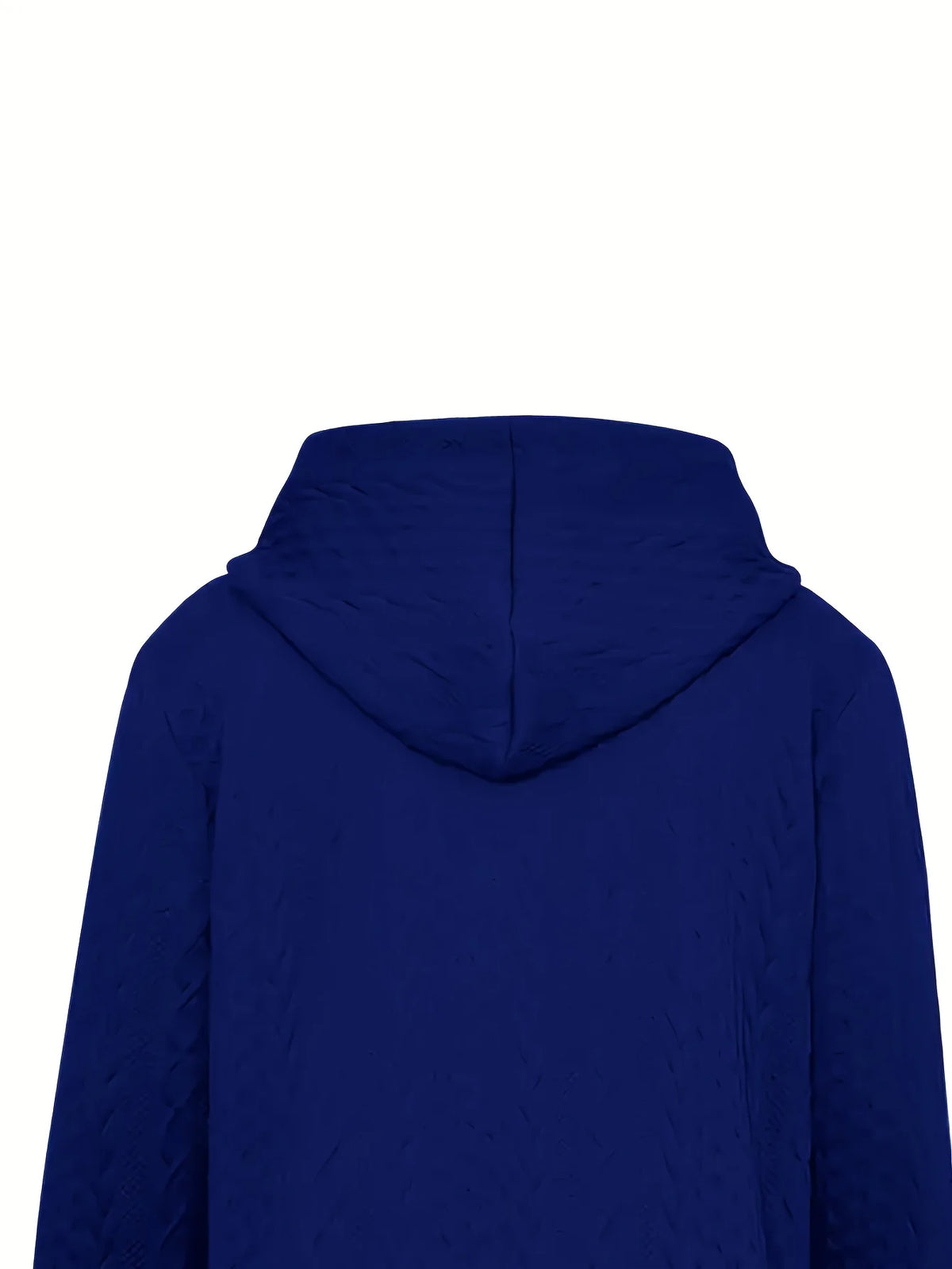 Women’s Textured Hooded Zip-Up Jacket Relaxed Fit Design 4