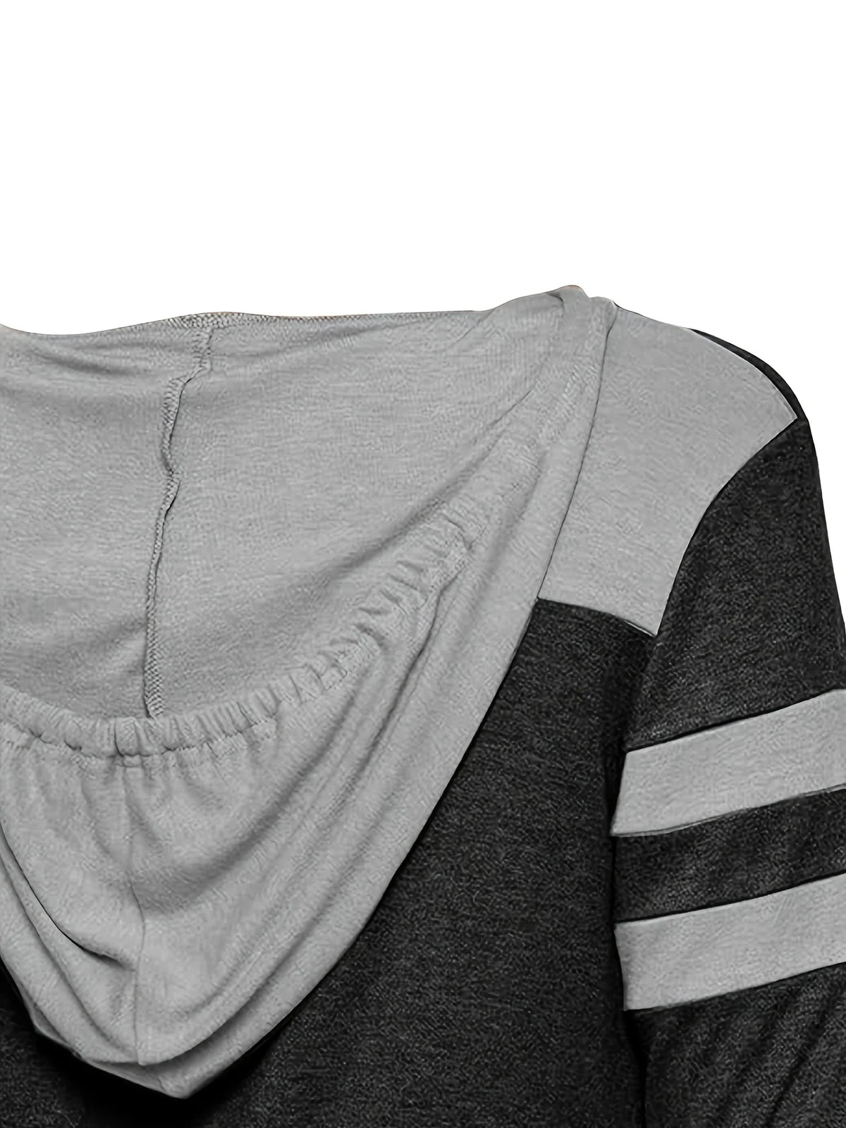 Women’s Two-Tone Hoodie Relaxed Fit with Drawstring and Pockets 3