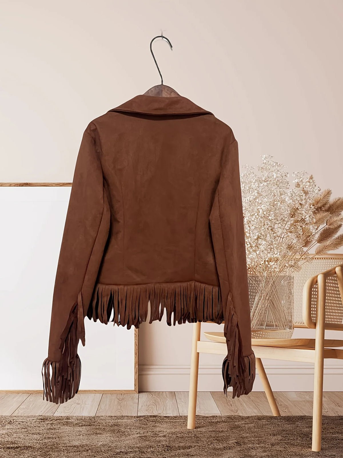 Women’s Western Jacket Tailored Silhouette with Fringe Detail 1